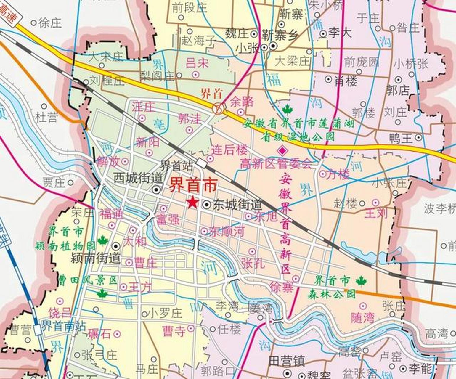 界首最新地图揭示城市发展与变迁的壮丽画卷